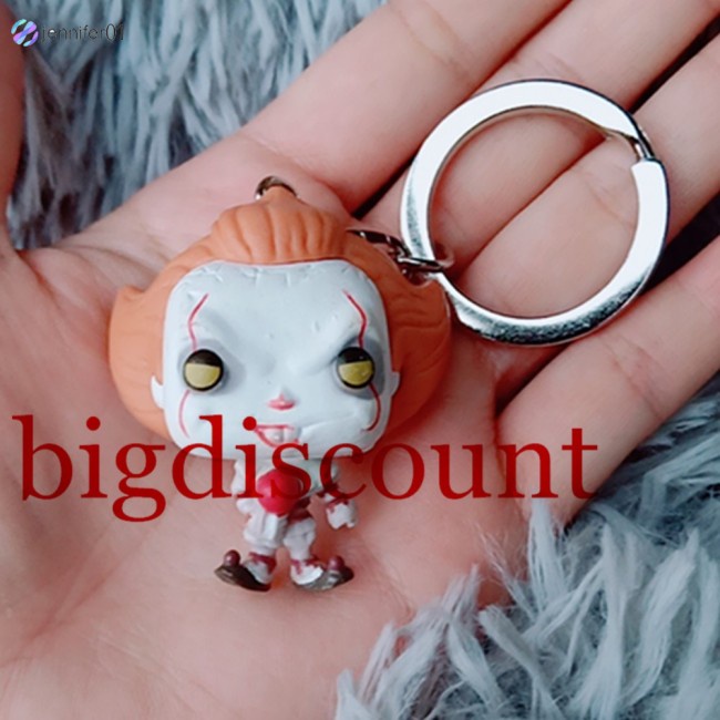 Jen funko pop Móc Khóa Bỏ Túi: Kinh Dị - pennywise Với Bong Bóng / Tóc Giả / Chân Nhện Phim Búp Bê