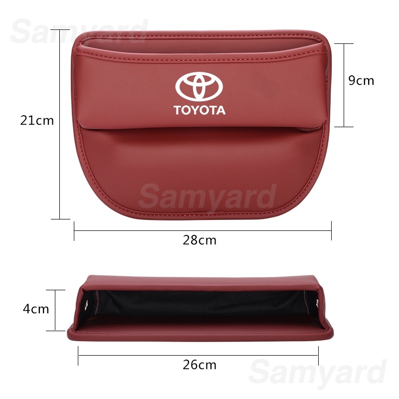 Hộp Đựng Đồ Gắn Khe Hở Ghế Ngồi Xe Hơi toyota corolla cross hilux yaris agya wigo Eoos rav4 vios wish altis camry