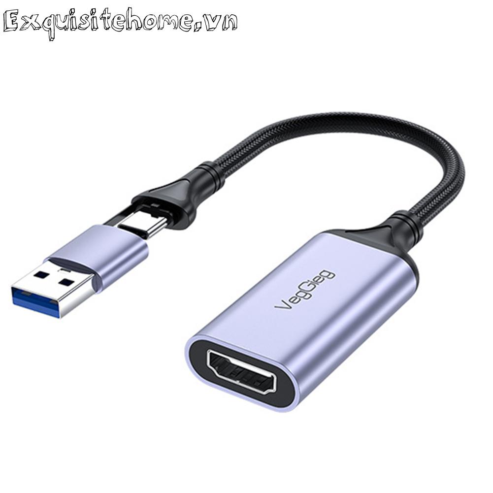 Camera Ghi Hình Video Chơi game Bằng Hợp Kim Nhôm ms2130 Cổng usb / type-c 4k 1080p