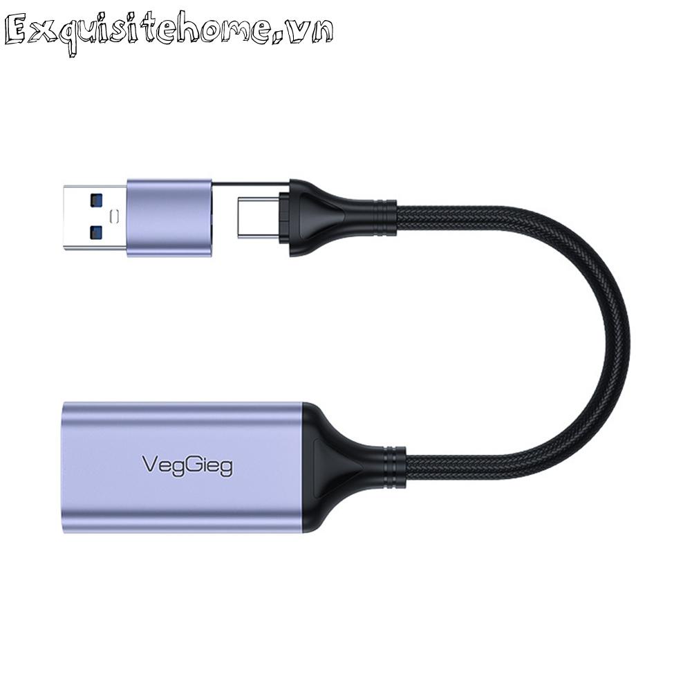 Camera Ghi Hình Video Chơi game Bằng Hợp Kim Nhôm ms2130 Cổng usb / type-c 4k 1080p