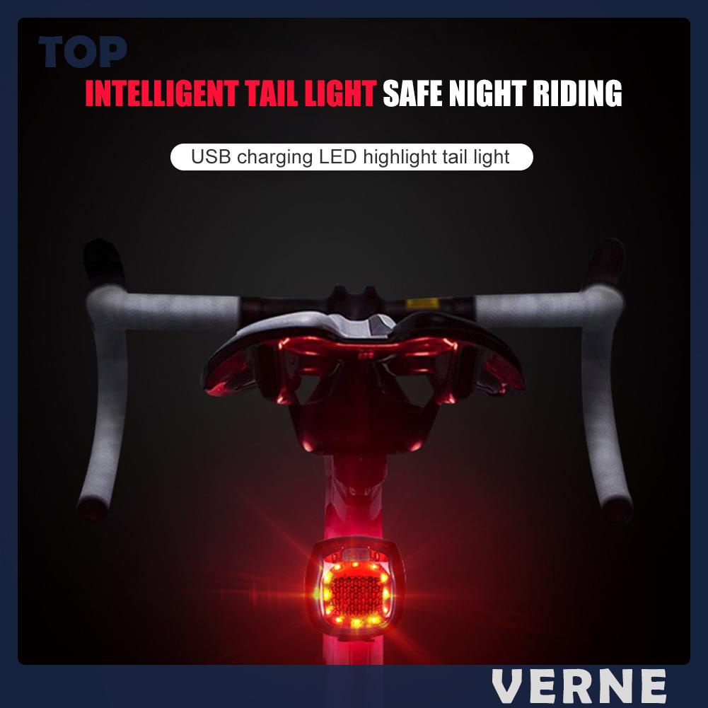 Đèn led Gắn Yên Sau Xe Đạp Chống Thấm Nước Có Thể Sạc Lại