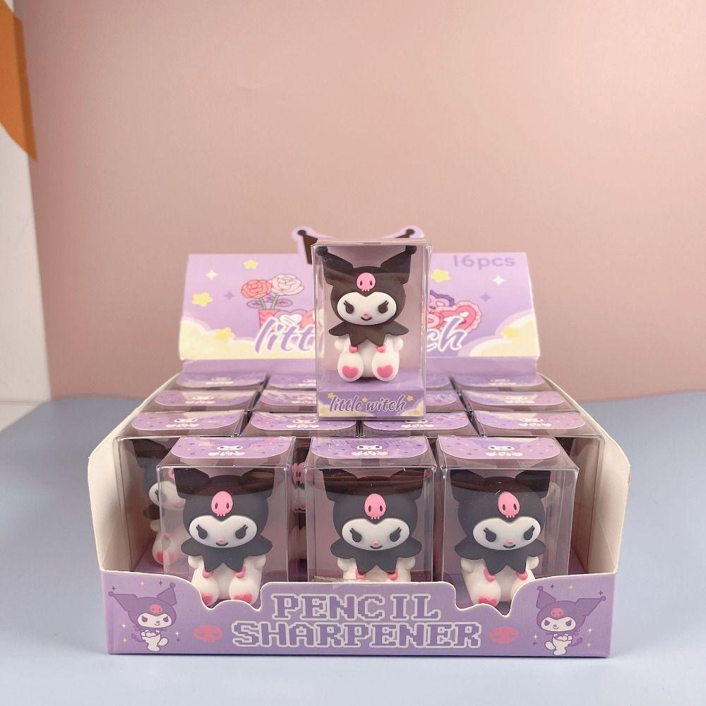 Mmluck Dụng Cụ Gọt Bút Chì Bằng Silicon Hình Mèo kt kuromi melody Dễ Thương
