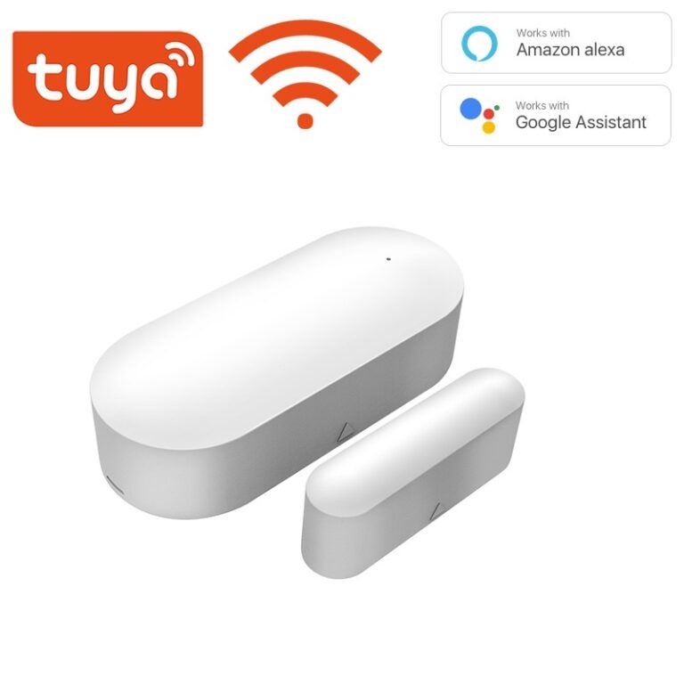 Cảm biến cửa Wifi Tuya model mới nhất 2023 báo động-tạo ngữ cảnh nhà thông minh - Techsun