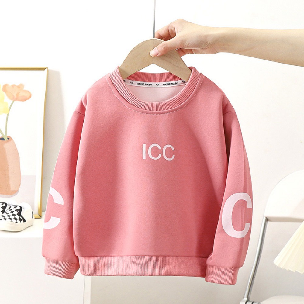 Áo Thun Tay Dài Nhiều Màu Sắc Thời Trang Mùa Thu Mới Dành Cho Trẻ Em