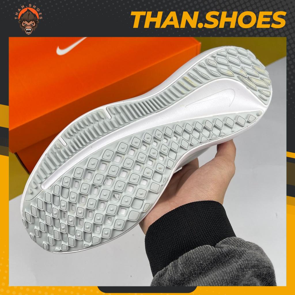 Giày Thể Thao Zoom Winflo 9 White Metallic Silver, Zoom Winflo 9 Trắng Gót Xám - Than.Shoes