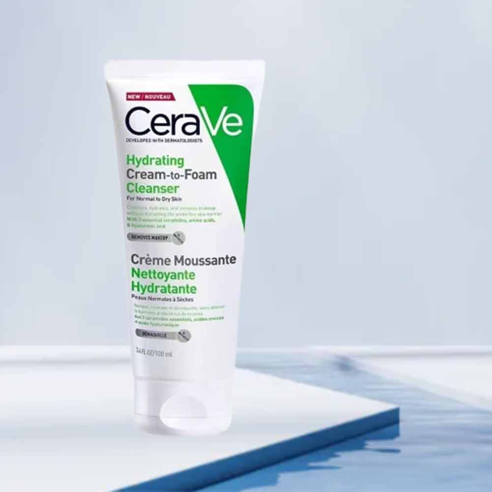 CeraVe 24h moisturizing amino acid foam facial cleanser
