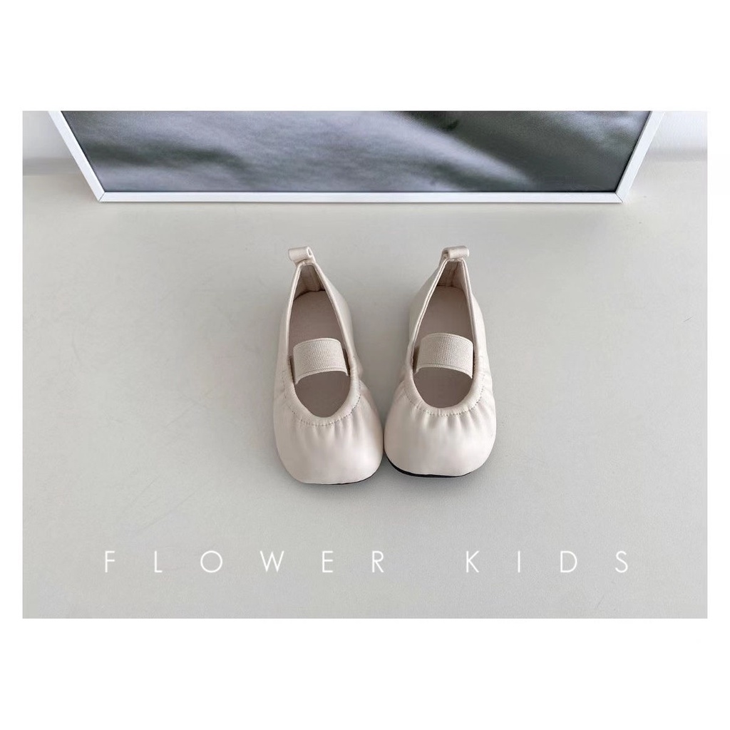 Giày Công Chúa Mũi Vuông Bằng Da Co Giãn Phong Cách Hàn Quốc Cổ Điển Mùa Xuân Hè Dành Cho Bé Gái 5