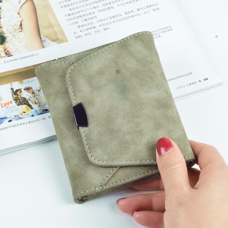 Ví ngắn mini SUPERCUTE thiết kế đơn giản thời trang phong cách Hàn Quốc
