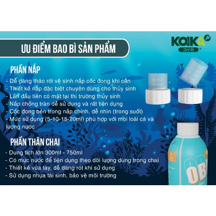 Men Vi Sinh KOIKA OBIO 30ml 180ml 300ml - Vi Sinh Cá Cảnh