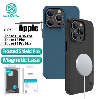 Ốp điện thoại Nillkin pc + tpu siêu mỏng chống sốc chống vân tay thích hợp cho iphone 15 pro max 15 plus 15 pro