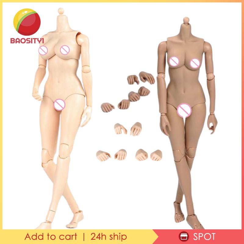 Mô Hình Cơ Thể Búp Bê Nữ Màu Trắng / Lúa Mì 27cm Tỉ Lệ 1: 6