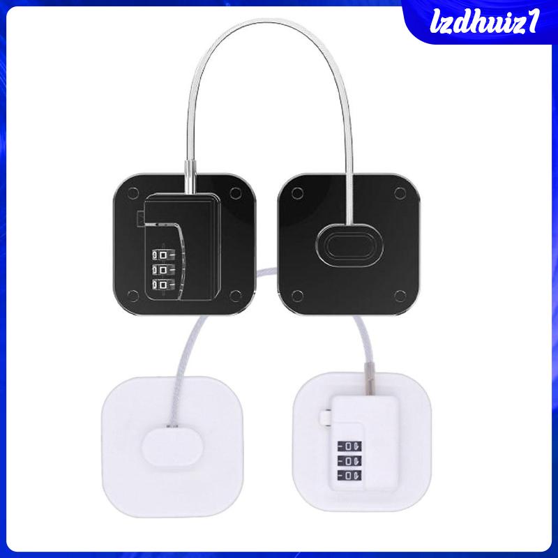 Khóa Tủ Lạnh Không Chìa Khóa Mật Khẩu Ba Số An Toàn Cho Bé