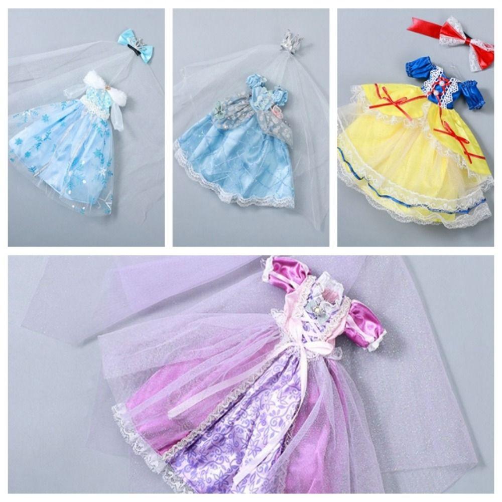 Bộ Đầm Công Chúa Bằng Vải cotton Dễ Thương Cho Búp Bê 11 inch 30cm 11 inch