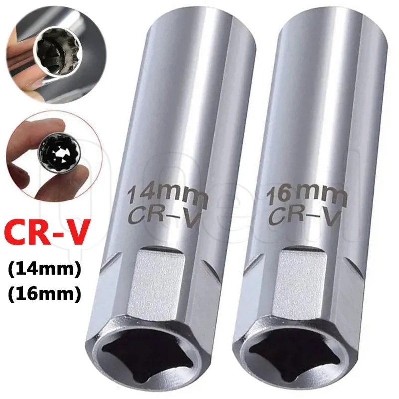 Cờ Lê Ổ Cắm Bugi Từ Tính 14 / 16mm cr-v 3 / 8-inch 12 Điểm Chuyên Dụng