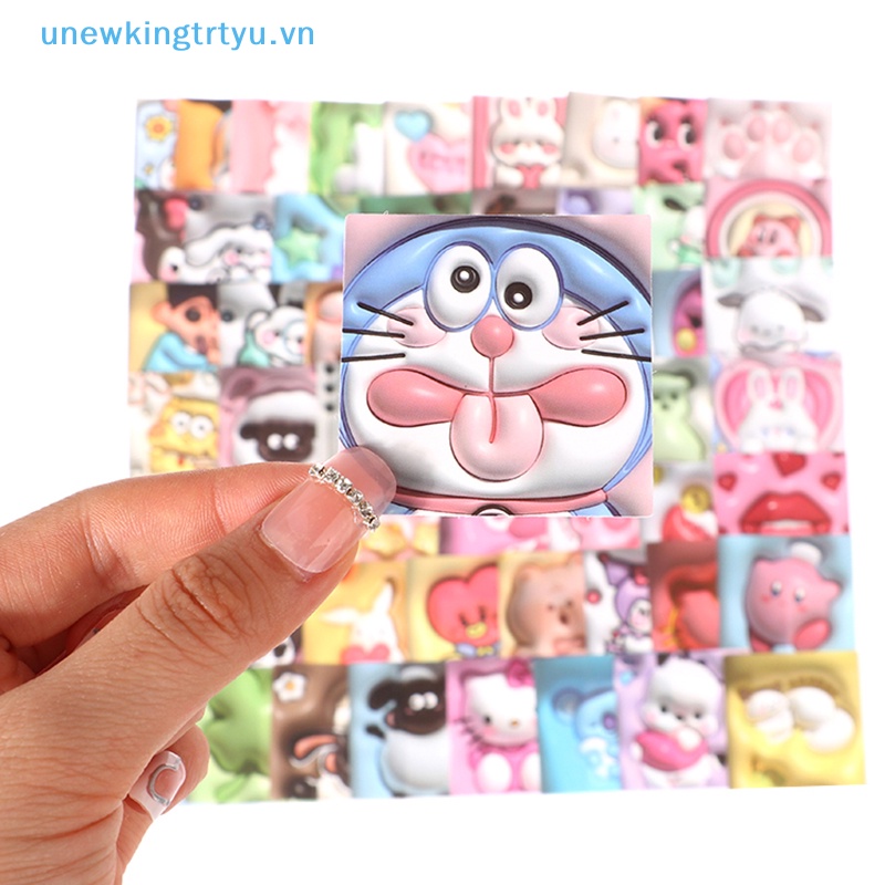 Unewtyu Set 100 Sticker 3d Hình kuromi my melody Dễ Thương vn