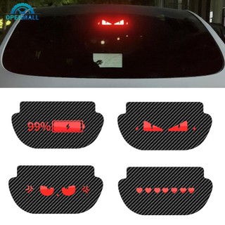 Tesla topmall miếng dán đèn phanh xe hơi bằng nhựa pvc mềm p3w6