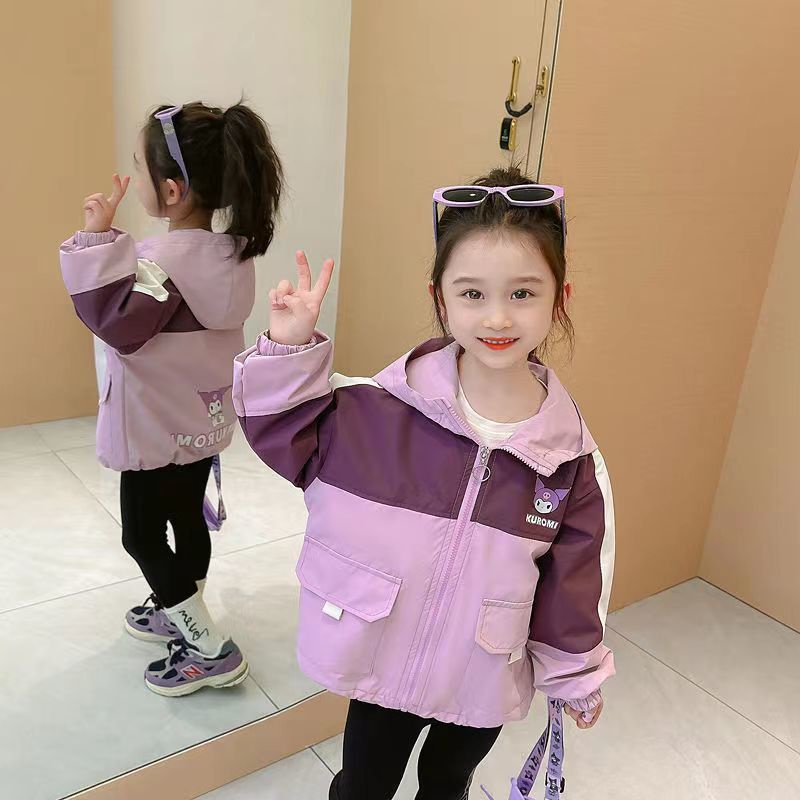 Gmn Áo Khoác Gió Phong Cách Phương Tây Thời Trang Xuân Thu 2023 Cho Bé Gái