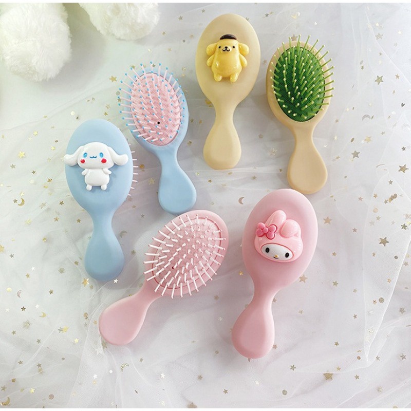 Lược Túi Khí sanrio kuromi cinnamoroll my melody Hoạt Hình Chống Tĩnh Điện Cho Nữ