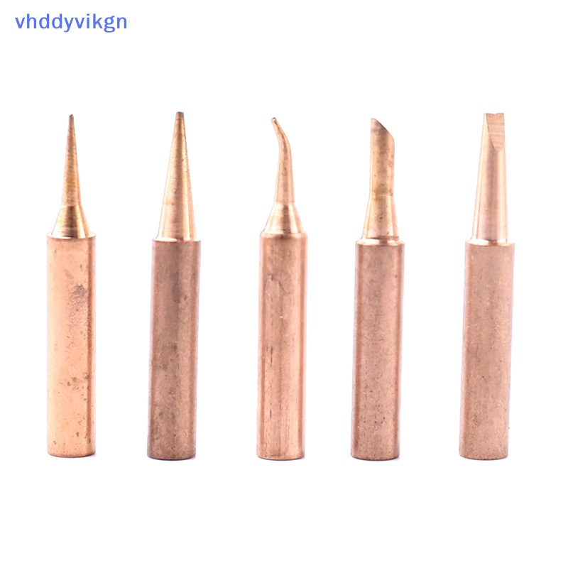 Set 5 Đầu Mũi Hàn Bằng Đồng Nguyên Chất vhdd