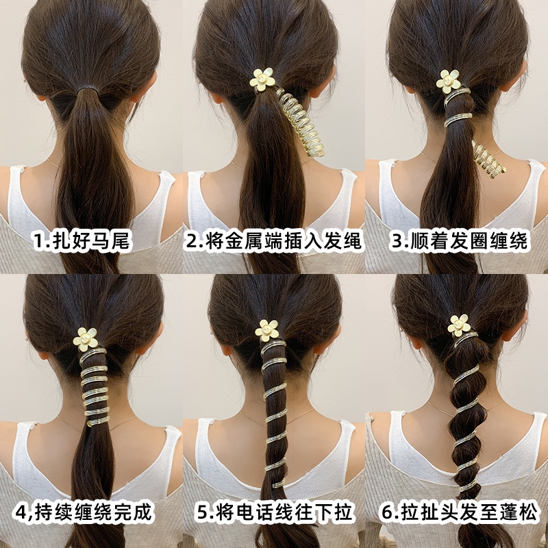 Dây Buộc Tóc Cao Su Dáng Thẳng Phong Cách Mới 2023 Cho Nữ