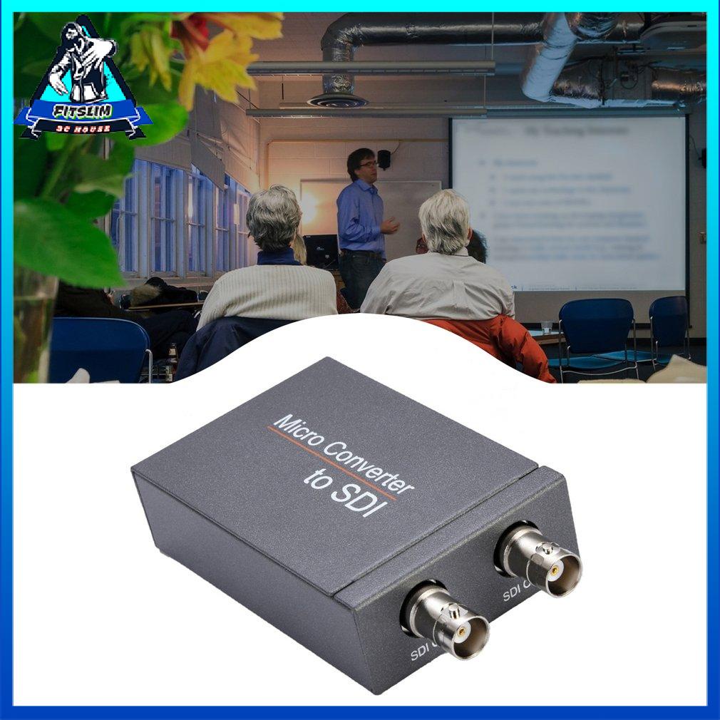 Micro Hdmi-Compatiable To Sdi Converter With Power 1080P Video Audio Splitter