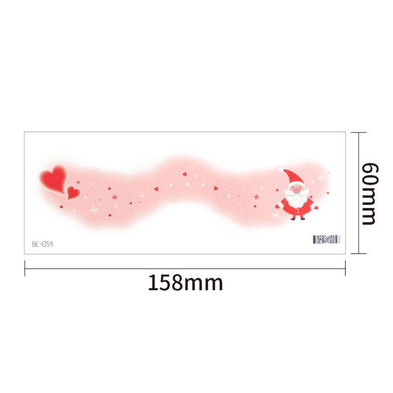 Hình Xăm Dán Giáng Sinh / Hình Xăm Tạm Thời Ngọt Ngào Không Thấm Nước Cho Trẻ Em / Người Lớn / Ông Già Noel Tự Trang Trí Nghệ Thuật / Cây Thông Noel