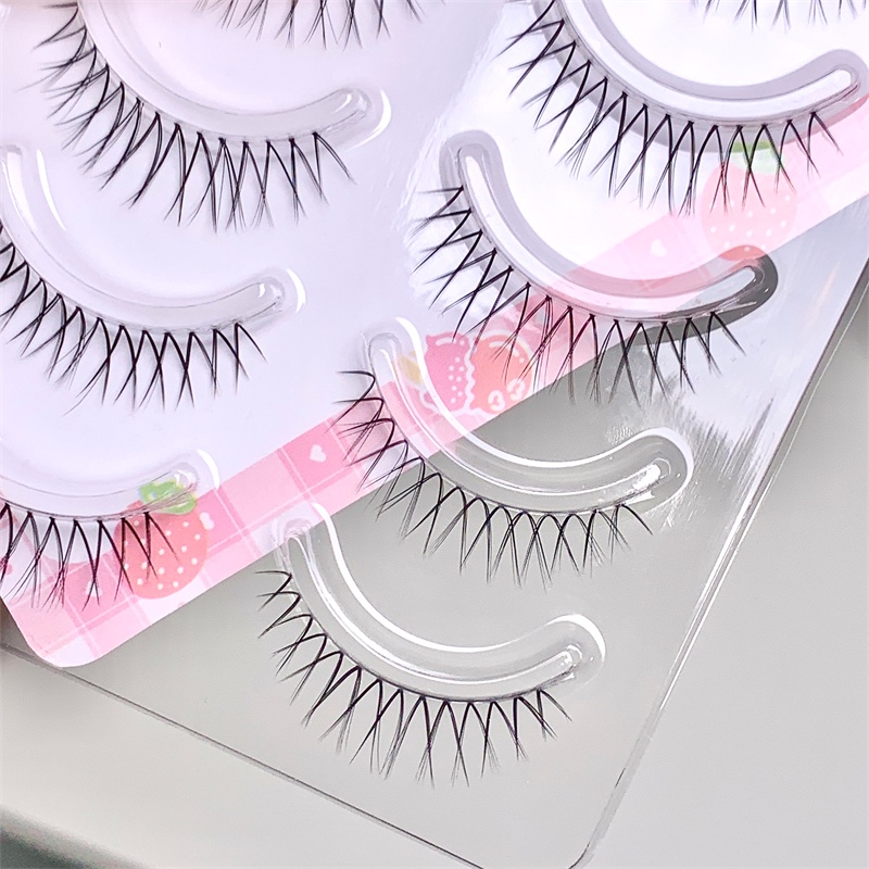 Abpopa Năm Cặp Lông Mi Giả Dài Của Nhóm Cô Gái Tinh Khiết Và Thoải Mái