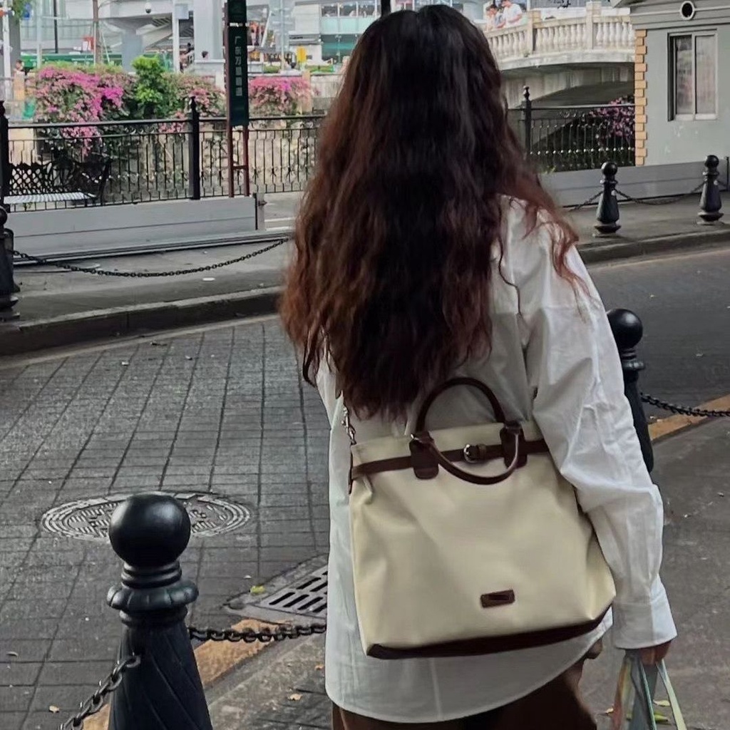 Túi tote Da Mềm Hai Dây Bản Lớn Phong Cách Mới Mùa Thu Cao Cấp Kết Cấu niche Chính Hãng Dành Cho Bạn NữĐồ Chơi haobing Boutiquing boutiqu