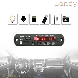 Lanfy bảng mạch giải mã bluetooth 5.0 mp3 mp3 màn hình màu mp3 / wma / ape / ape / flac điều khiển từ xa