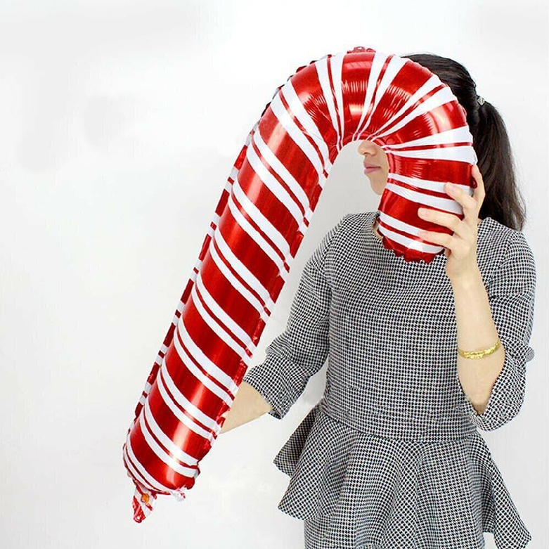 Large Christmas Candy Cane Aluminum Foil Balloons Xmas Birthday Party Decoration