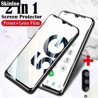 Kính cường lực bảo vệ màn hình 2 trong 1 cho sharp aquos zero 5g basic 2 hd kèm phụ kiện