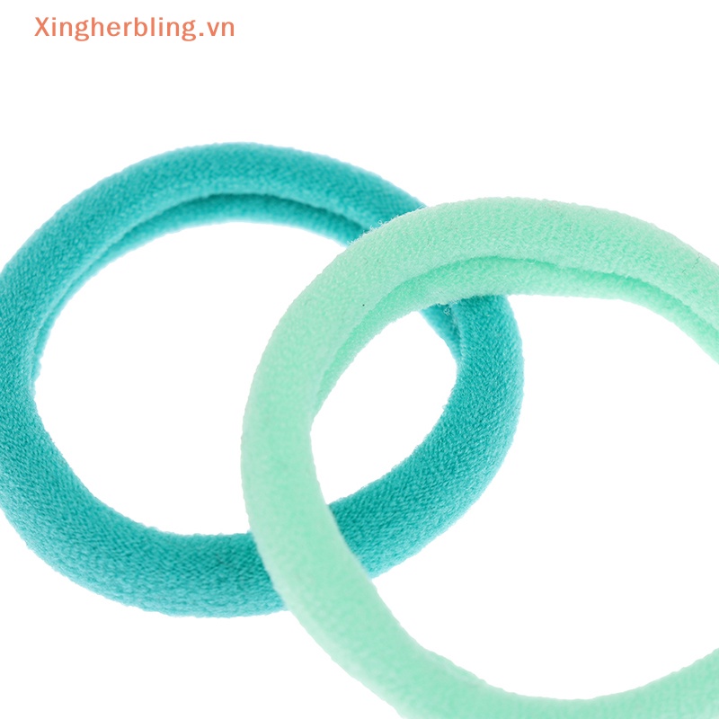 Xbvn Set 50 Dây Buộc Tóc Co Giãn Mềm Mại Cho Nữ