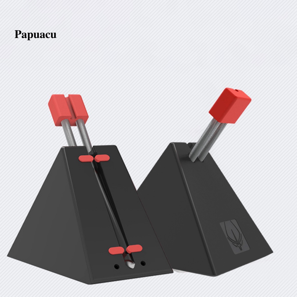 Kẹp Dây Chuột papuacu Trọng Lượng Nặng Chống Trượt Ổn Định Hình Tam Giác Linh Hoạt Chơi game Có Giá Đỡ Cáp Co Giãn Linh Hoạt Cho Máy Tính acc