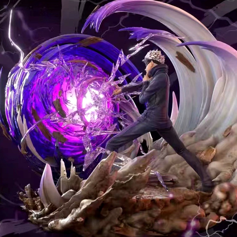 Mô hình jujutsu kaisen gojo nhân vật gojo satoru tung chưởng bản năng vô cực trang trí surprise gift Ani