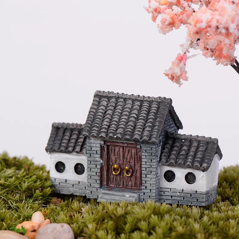 Tiểu Cảnh "Cổng Nhà Xưa Mini" Trang Trí Sen Đá, Sân Vườn/ Chậu Cây, DYI, Terrarium "Tiểu Cảnh Sáng Tạo"
