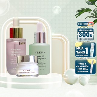 Combo Peel Glowmellow da và Serum B5 Xanh CPL và kem nám