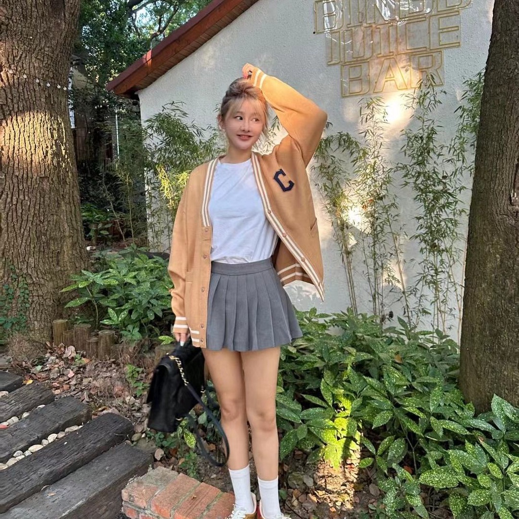 Áo Khoác cardigan Dệt Kim mlb23 Phong Cách retro Mùa Thu Chất Lượng Cao Cho Nam Nữ