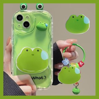Ôp Điện Thoại Hình Chú Ếch 3d Dễ Thương Cho iphone 15 12 7plus 11 13 14 pro max xr 7 8 6 15 6s plus xs max x se 2020 Ốp