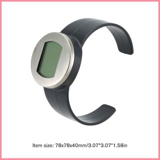 [hot]Digital LCD Red Wine Bottle Thermometer Auto Wine Temperature Meter Watch