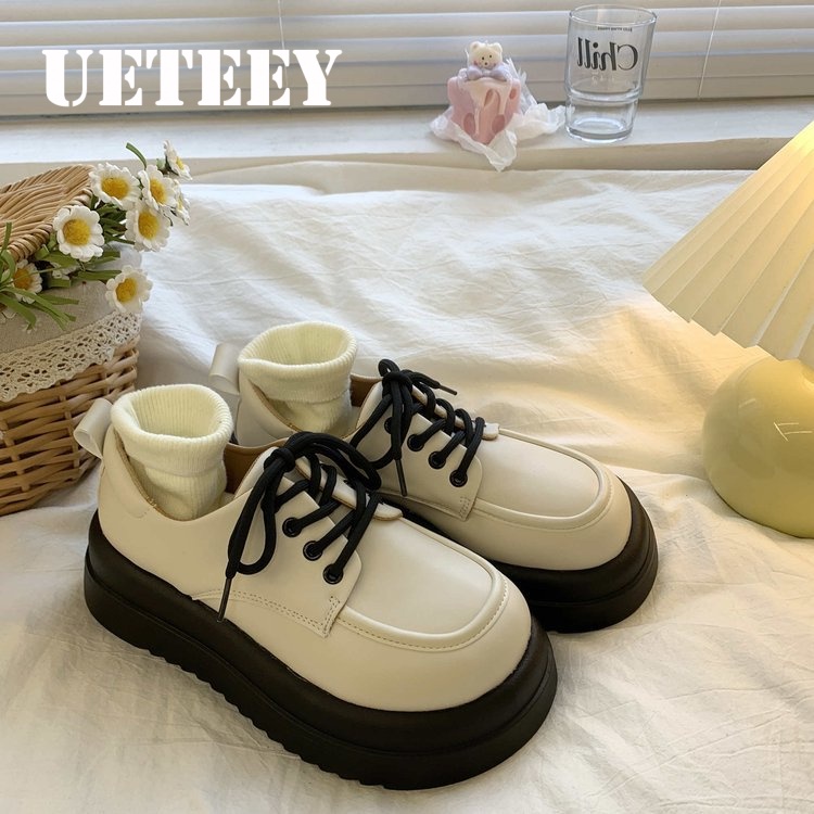UETEEY giày búp bê dép đế cao Thoải Mái Xinh Xắn  Thể thao và thời trang Màu sắc đa dạng Độn đế Dễ dàng phối đồ B90G05B39Z230927