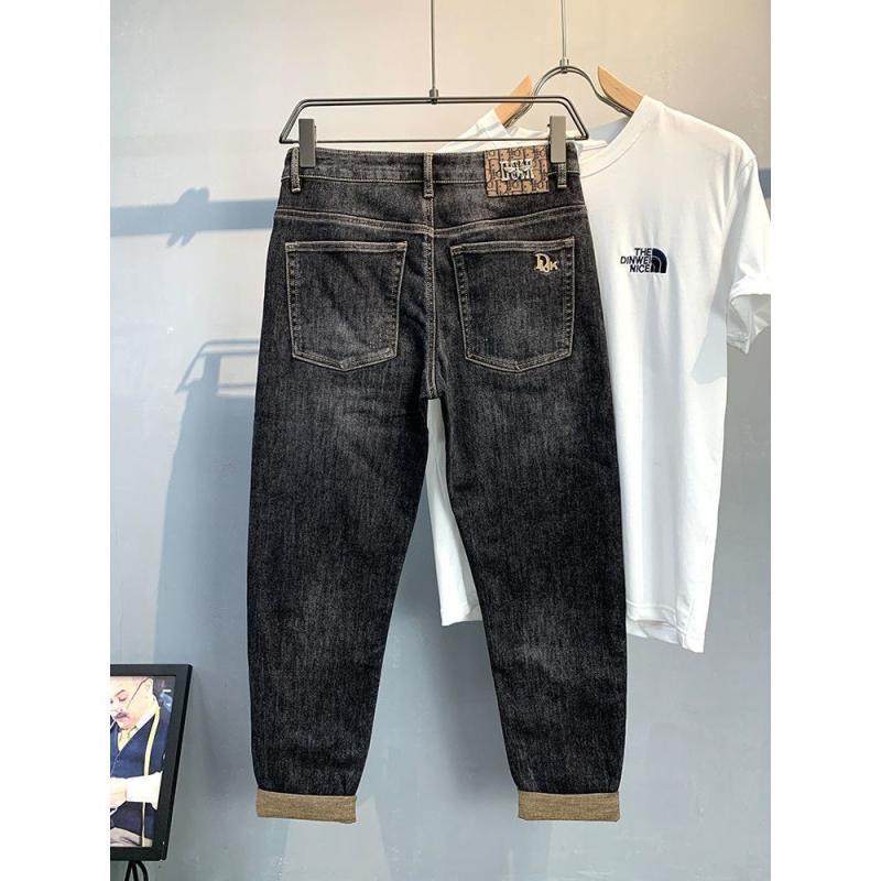 Quần jeans Dài Thêu Họa Tiết Phong Cách Hàn Quốc Thời Trang Cho Nam