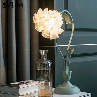Sada Đèn bàn đầu giường cho phòng ngủ, sáng, pin cao, phong cách Hàn Quốc, cô gái lãng mạn, hoa mục vụ, đèn LED, đèn trang trí không gian