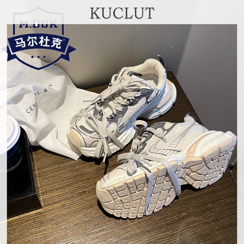 KUCLUT giày thể thao nữ giày nữ sneaker thời trang và giải trí dep Đường may tỉ mỉ Bền Sang trọng Siêu nhẹ FBX2393I2K 39Z230928