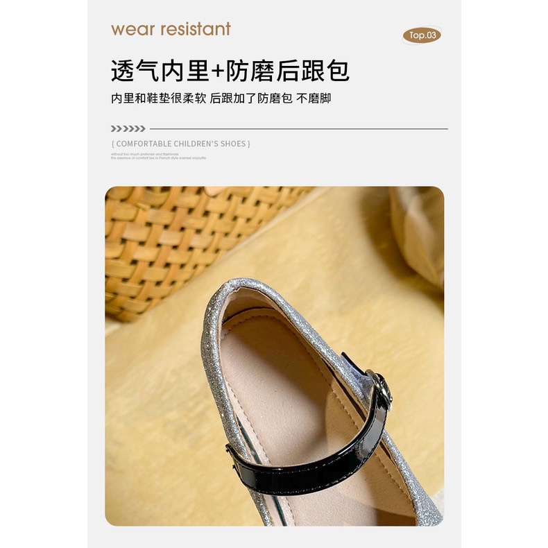 Giày Công Chúa Biểu Diễn Thời Trang Cho Bé Gái