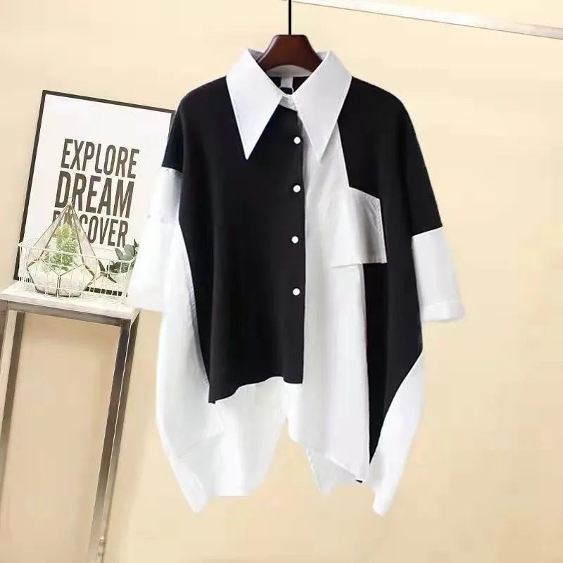 Set Áo Sơ Mi Form Rộng Và Quần Yếm Phong Cách Hàn Quốc Dành Cho Cả Nam Và Nữ