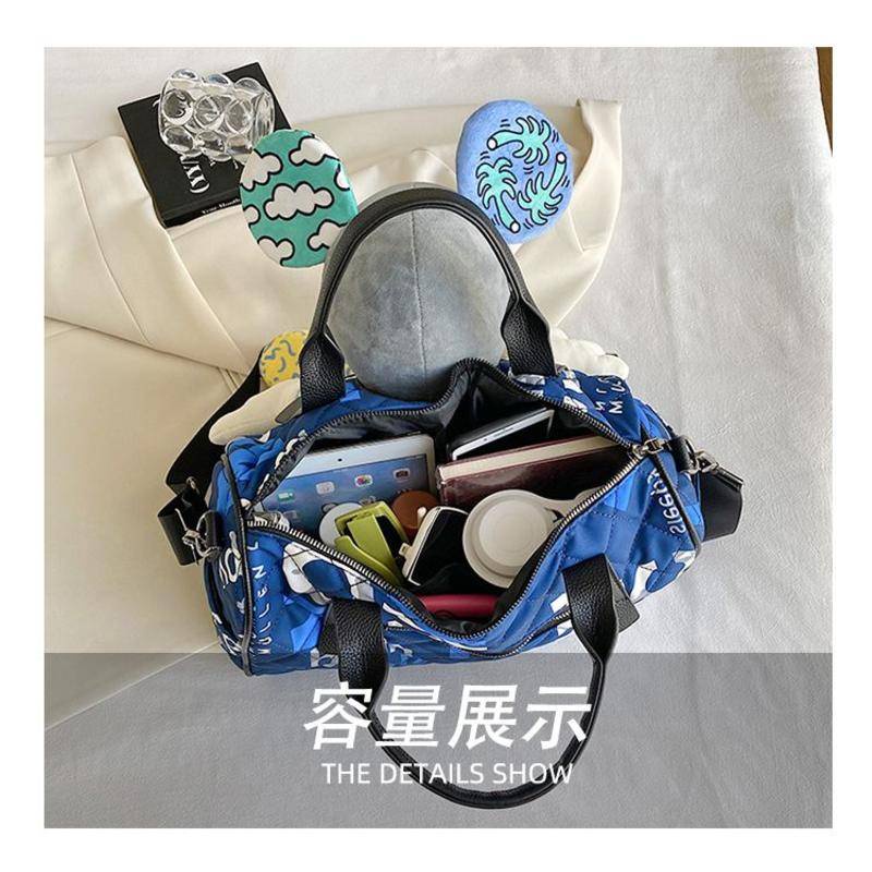 Công suất lớn Mickey thư thêu lưới xách tay túi xách nữ Hàn Quốc thời trang búp bê gối dễ thương và đẹp túi đeo chéo