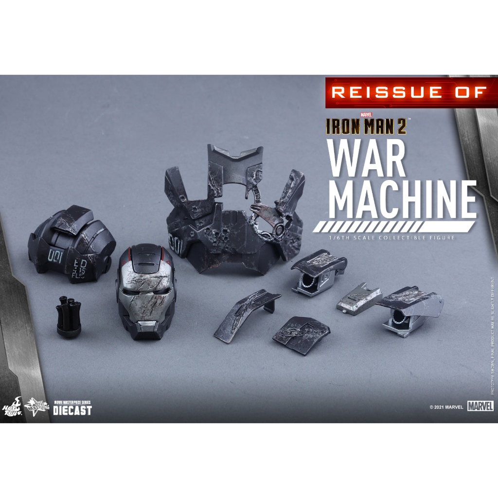 Hàng đẹp Mô hình Hottoys 1/6 MMS-331 D13: War Machine Mark 1 cực chất tặng xe