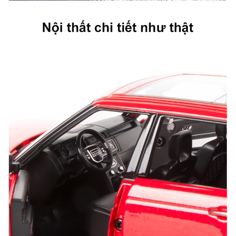 Mô hình xe ô tô kim loại Range Rover Toyzone bản kỷ niệm 50 năm kèm 1 nhân vật