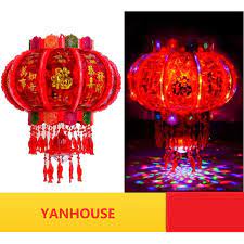 Đèn Lồng Điện Tử Bóng Led Nháy Trang Trí 60 cm/ 80 cm Ngày TẾT xoay 360 Độ Mẫu Mới