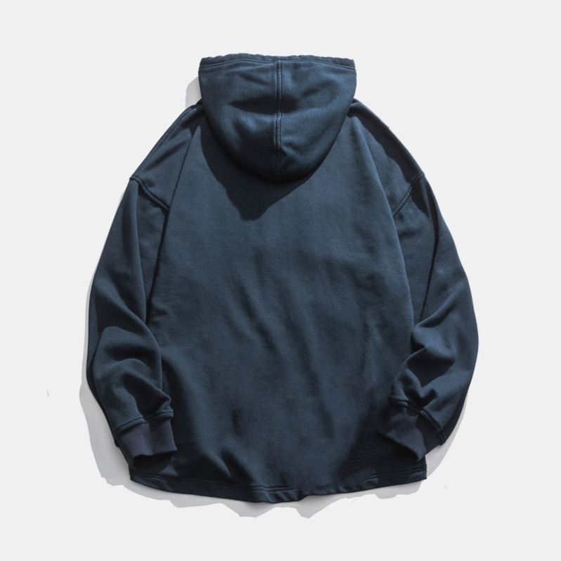 Áo hoodie Rút Dây Màu Sắc Tương Phản Thời Trang Công Sở Cho Nam